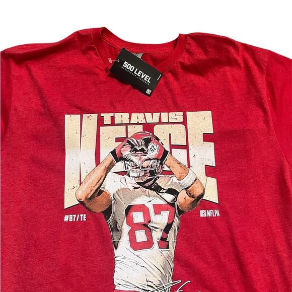 NFL Kansas City Chiefs Travis Kelce Heart tee - Picture 2 of 4